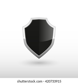 Black shield illustration