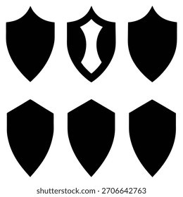 Schwarze Schilde Wappen Embleme heraldry mittelalterlich