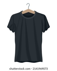 Black Shirt In Clothespin Icon