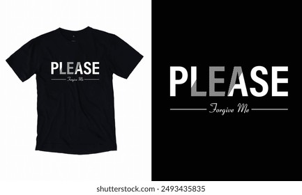 
Una camisa negra con texto blanco