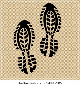 Black shoe 