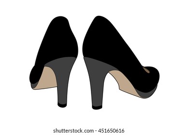 Black shoes back