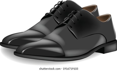 black shoes for office and ceremony