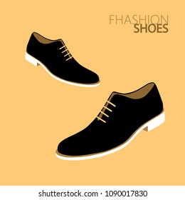 black shoes silhouette