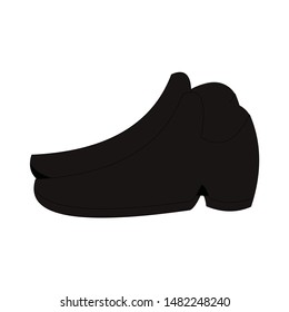 Black Shoes With White Shadow For - Men