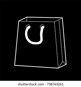 black shop bag