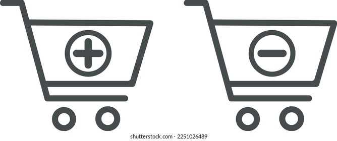 black shopping cart icon vector