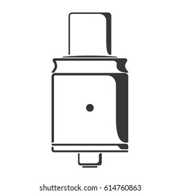 Black side airflow rebuildable drip atomizer icon