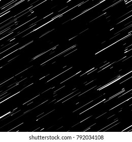 Black Side Hatch, Classic Nuar Style Elements Design, Grunge Geometric Pattern, Bold Plaid Pattern with Thin Brushstrokes and Thin Stripes of White, Striped Print Texture
