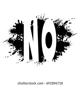Black sign no.