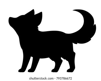 Download Wolf Silhouette Images, Stock Photos & Vectors | Shutterstock