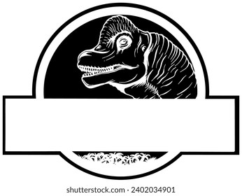 black silhouette of Brachiosaurus dinosaur sketch vector illustration design