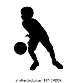 931 Kid silhouette basketball Images, Stock Photos & Vectors | Shutterstock