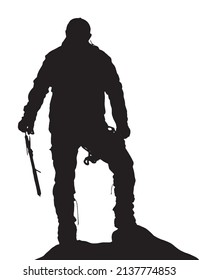 2,594 Axe man silhouette Stock Illustrations, Images & Vectors ...