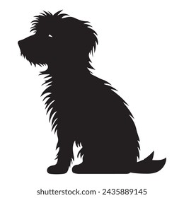 A black silhouette Daisy dog set