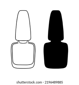 Silueta negra. Elemento de diseño. Ilustración vectorial aislada en fondo blanco. Plantilla para libros, pegatinas, carteles, tarjetas, ropa.