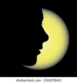 Moon Face Images – Browse 111,293 Stock Photos, Vectors, and Video
