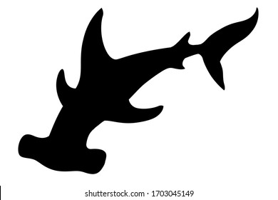 Free Free 130 Silhouette Hammerhead Shark Svg SVG PNG EPS DXF File