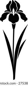 Icono negro la silueta