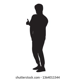 black silhouette of a man dancing