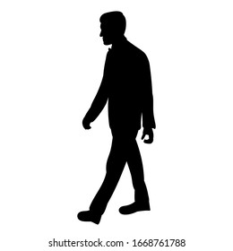 Man Walking Silhouette Images, Stock Photos & Vectors | Shutterstock