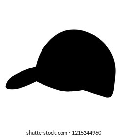 black silhouette of a man's hat