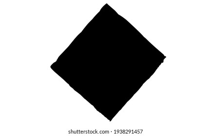 black silhouette of a map of the city of La Plata in Argentina on a white background