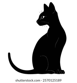 Black silhouette of a Minskin