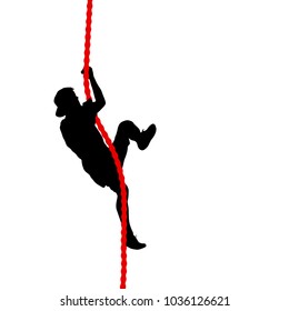 Climbing Rope Images, Stock Photos & Vectors | Shutterstock