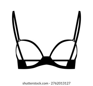 Black silhouette open cup