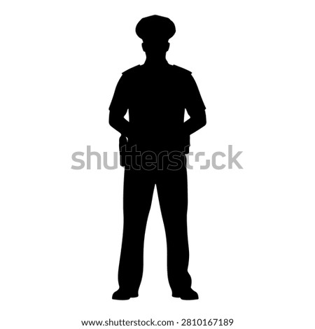 A black silhouette of a person standing with hands on hips, conveying confidence and strength, against a plain background.