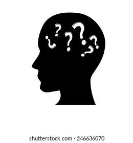Black silhouette symbolizing Confusion 