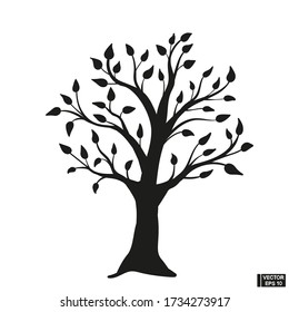 Black Tree Stock Vector (Royalty Free) 70537573 | Shutterstock