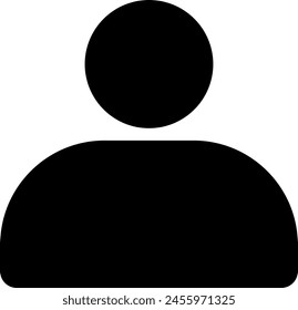 Silueta negra de un usuario, que representa el elemento humano en el diseño. 