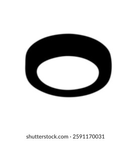 Black silhouette vactor design template