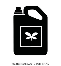 Black silhouette vector art, icon.