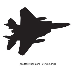 Black Silhouette Vector Cartoon Fighter Combat Stock Vector (Royalty ...