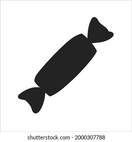 Silueta negra. Ilustración vectorial aislada en fondo blanco. Elemento de diseño. Plantilla para su diseño, libros, pegatinas, carteles, tarjetas, ropa para niños.