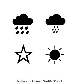 A black silhouette vector set featuring medicine bottles, capsules, syringes, and a first aid box. Flat healthcare symbols for medical infographics, pharmacy apps, and clinics.