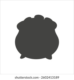 Black silhouette.Design element. Template for your design, books, stickers, posters, cards, child clothes. Isolated on white background. Vector illustration.