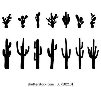 Free Free 317 Silhouette Saguaro Cactus Svg SVG PNG EPS DXF File