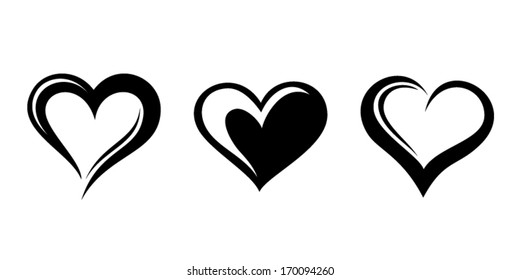 Download Black Heart Silhouette Images, Stock Photos & Vectors ...