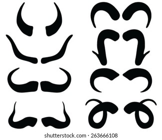 Cow Horns Images Stock Photos Vectors Shutterstock