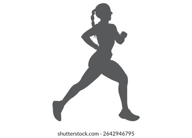 black silhouettes running . runner silhouette, Runner Silhouette, Young people running silhouette, Runner silhouettes collection .