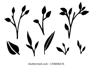 つる植物 シルエット の画像 写真素材 ベクター画像 Shutterstock