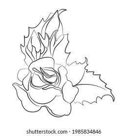 Silbato negro de la ilustración del vector rosa