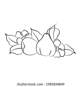 Schwarze Silhoutte einer rosen Vektorgrafik