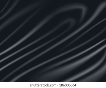 Black silk. Vector eps 10