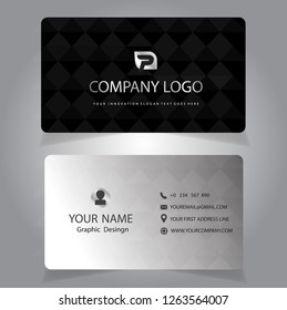 Black Silver Business Card 