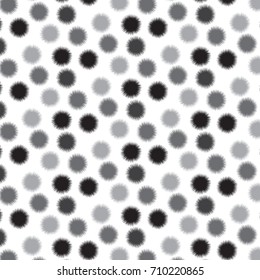 black and silver shade roughen circle pattern background vector illustration image